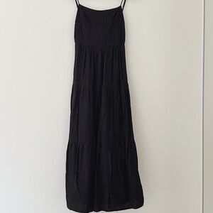 Aqua Black Maxi Dress